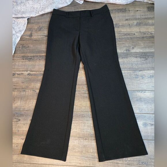 LOFT Petites Marisa Trouser black slacks modern fit size 8p 8 p - Picture 1 of 10